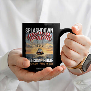 2026 Lunar Mission Splashdown Welcome Home Coffee Mug Pacific Ocean April 10 Vintage Capsule Recovery Graphic TS02 Print Your Wear