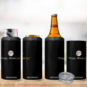 Copy Moon Joy Space Minimalist 4 in 1 Can Cooler Tumbler 2026 Lunar Mission Success TS02 Print Your Wear
