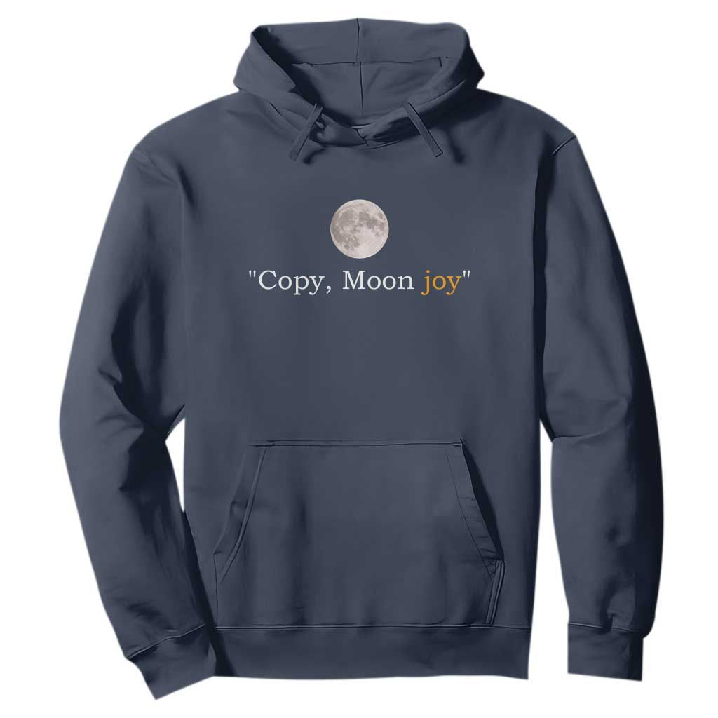 Copy Moon Joy Space Minimalist Hoodie 2026 Lunar Mission Success TS02 Navy Print Your Wear