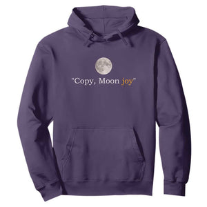 Copy Moon Joy Space Minimalist Hoodie 2026 Lunar Mission Success TS02 Purple Print Your Wear