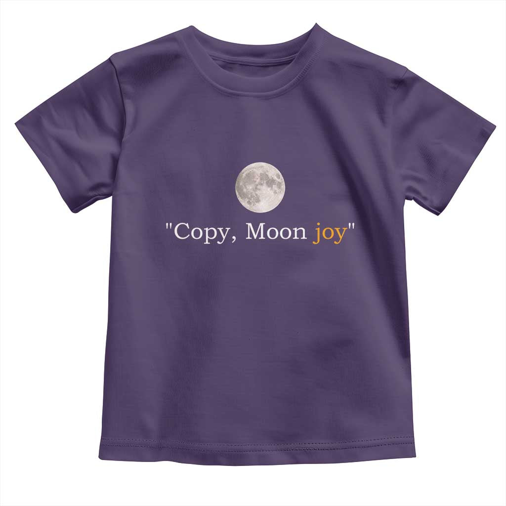 Copy Moon Joy Space Minimalist Toddler T Shirt 2026 Lunar Mission Success TS02 Purple Print Your Wear
