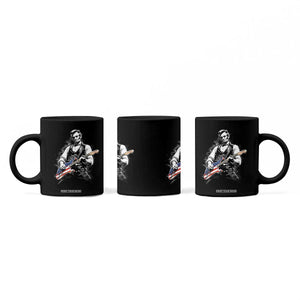 Rockin Abe Abraham Lincoln Playing Electric Guitar Coffee Mug Patriotic Music Rocker Mashup 4th of July Celebration TS02 Print Your Wear