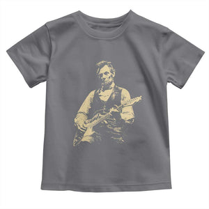 Vintage Rockin Abe Abraham Lincoln Playing Electric Guitar Toddler T Shirt Patriotic Music Rocker Mashup 4th of July Celebration TS02 Charcoal Print Your Wear