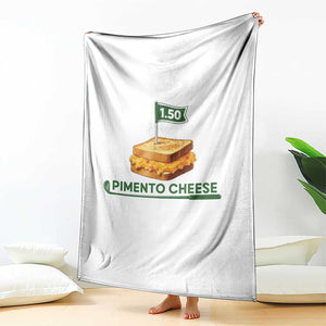 Legendary Pimento Cheese Sandwich Golf Snack Throw Blanket Funny Georgia Southern Golfing Traditions Fan Humor TS02 Print Your Wear