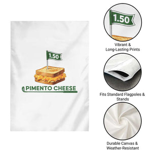 Legendary Pimento Cheese Sandwich Golf Snack Garden Flag Funny Georgia Southern Golfing Traditions Fan Humor TS02 Print Your Wear