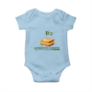 Legendary Pimento Cheese Sandwich Golf Snack Baby Onesie Funny Georgia Southern Golfing Traditions Fan Humor TS02 Light Blue Print Your Wear