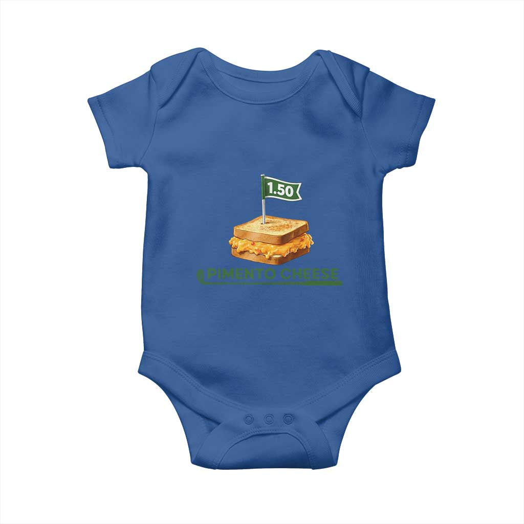 Legendary Pimento Cheese Sandwich Golf Snack Baby Onesie Funny Georgia Southern Golfing Traditions Fan Humor TS02 Royal Blue Print Your Wear