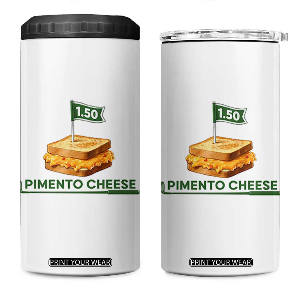Legendary Pimento Cheese Sandwich Golf Snack 4 in 1 Can Cooler Tumbler Funny Georgia Southern Golfing Traditions Fan Humor TS02 One Size: 16 oz White Print Your Wear