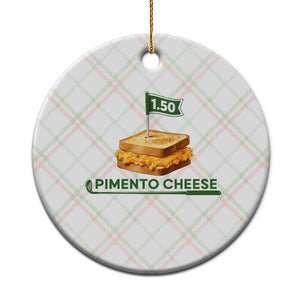 Legendary Pimento Cheese Sandwich Golf Snack Ceramic Ornament Funny Georgia Southern Golfing Traditions Fan Humor TS02 1pc Christmas Plaid Print Your Wear
