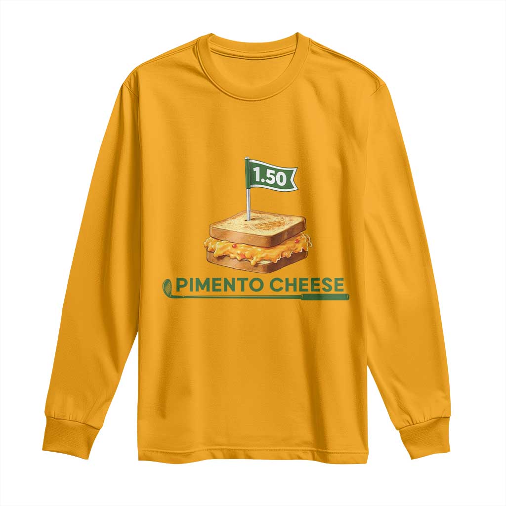 Legendary Pimento Cheese Sandwich Golf Snack Long Sleeve Shirt Funny Georgia Southern Golfing Traditions Fan Humor TS02 Gold Print Your Wear