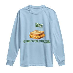 Legendary Pimento Cheese Sandwich Golf Snack Long Sleeve Shirt Funny Georgia Southern Golfing Traditions Fan Humor TS02 Light Blue Print Your Wear