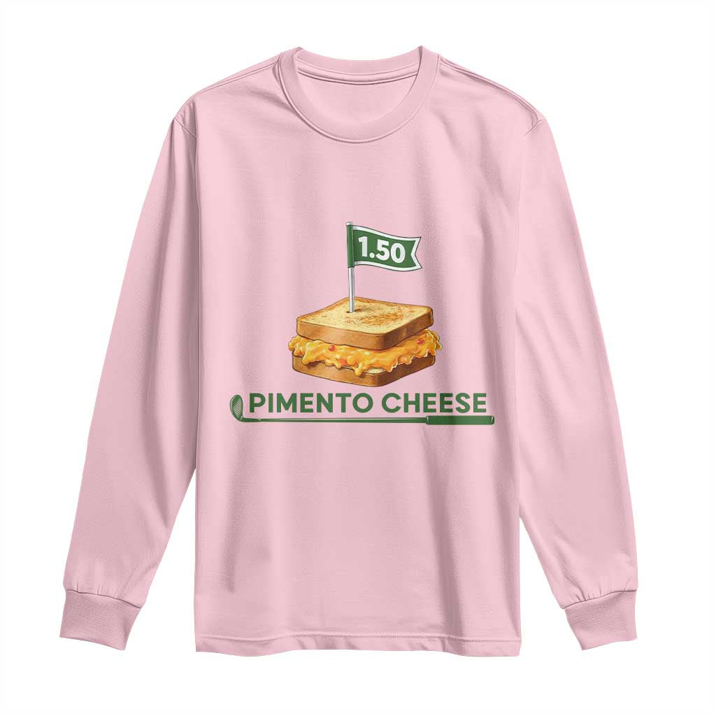 Legendary Pimento Cheese Sandwich Golf Snack Long Sleeve Shirt Funny Georgia Southern Golfing Traditions Fan Humor TS02 Light Pink Print Your Wear