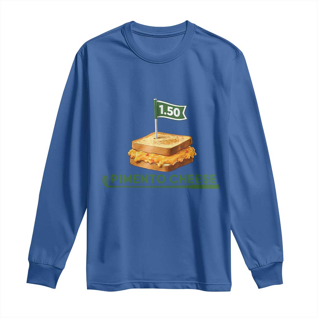 Legendary Pimento Cheese Sandwich Golf Snack Long Sleeve Shirt Funny Georgia Southern Golfing Traditions Fan Humor TS02 Royal Blue Print Your Wear