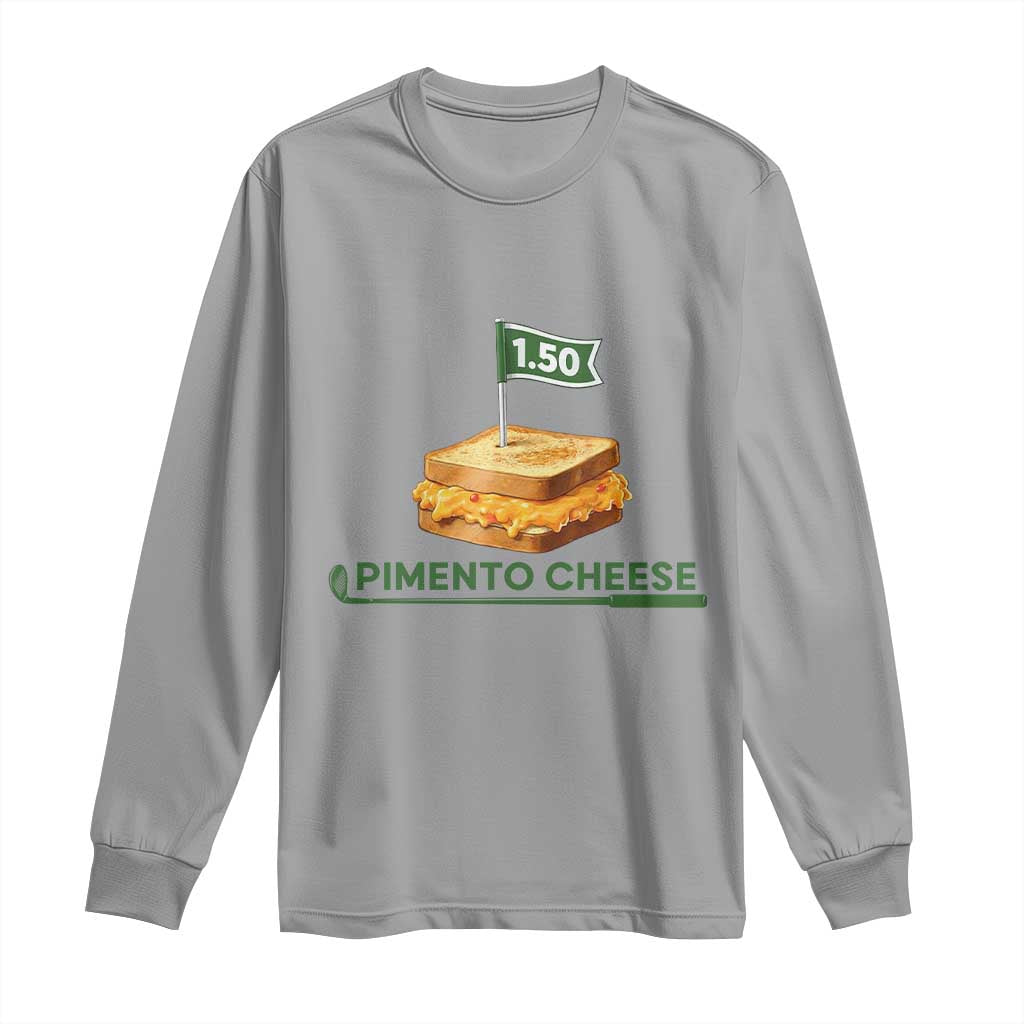Legendary Pimento Cheese Sandwich Golf Snack Long Sleeve Shirt Funny Georgia Southern Golfing Traditions Fan Humor TS02 Sport Gray Print Your Wear