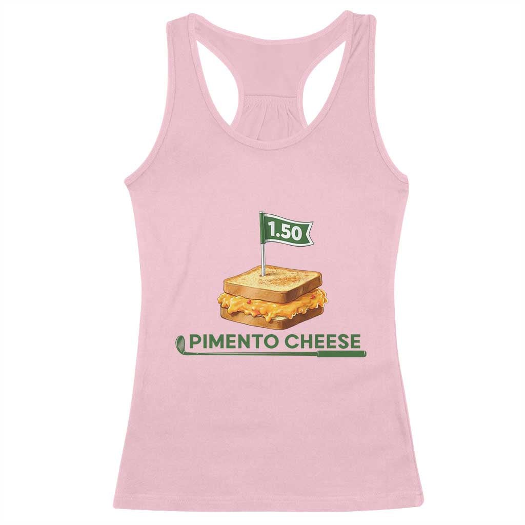 Legendary Pimento Cheese Sandwich Golf Snack Racerback Tank Top Funny Georgia Southern Golfing Traditions Fan Humor TS02 Light Pink Print Your Wear