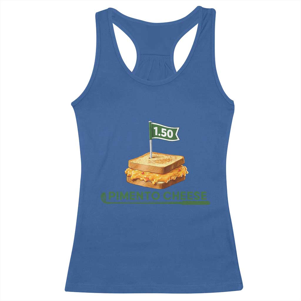 Legendary Pimento Cheese Sandwich Golf Snack Racerback Tank Top Funny Georgia Southern Golfing Traditions Fan Humor TS02 Royal Blue Print Your Wear