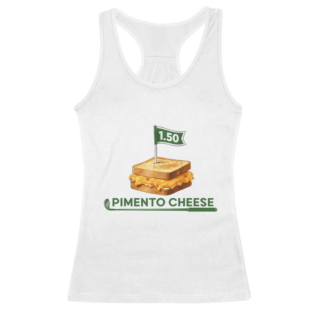 Legendary Pimento Cheese Sandwich Golf Snack Racerback Tank Top Funny Georgia Southern Golfing Traditions Fan Humor TS02 White Print Your Wear