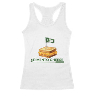 Legendary Pimento Cheese Sandwich Golf Snack Racerback Tank Top Funny Georgia Southern Golfing Traditions Fan Humor TS02 White Print Your Wear
