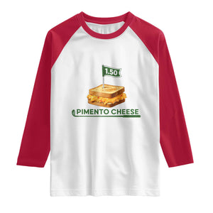 Legendary Pimento Cheese Sandwich Golf Snack Raglan Shirt Funny Georgia Southern Golfing Traditions Fan Humor TS02 White Red Print Your Wear