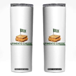 Legendary Pimento Cheese Sandwich Golf Snack Skinny Tumbler Funny Georgia Southern Golfing Traditions Fan Humor TS02 White Print Your Wear