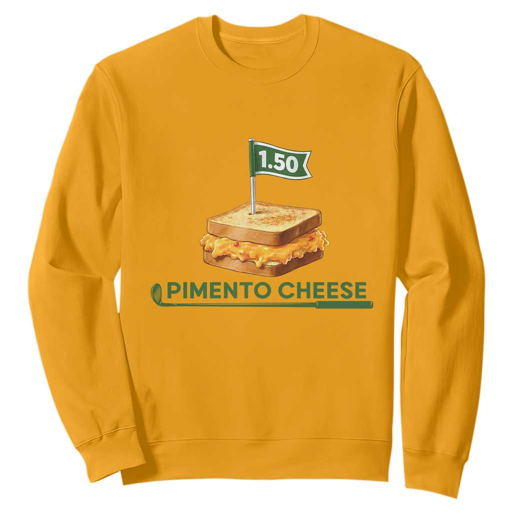 Legendary Pimento Cheese Sandwich Golf Snack Sweatshirt Funny Georgia Southern Golfing Traditions Fan Humor TS02 Gold Print Your Wear