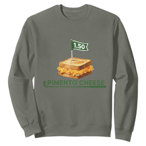 Legendary Pimento Cheese Sandwich Golf Snack Sweatshirt Funny Georgia Southern Golfing Traditions Fan Humor TS02 Military Green Print Your Wear