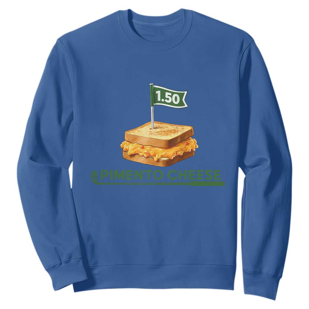 Legendary Pimento Cheese Sandwich Golf Snack Sweatshirt Funny Georgia Southern Golfing Traditions Fan Humor TS02 Royal Blue Print Your Wear