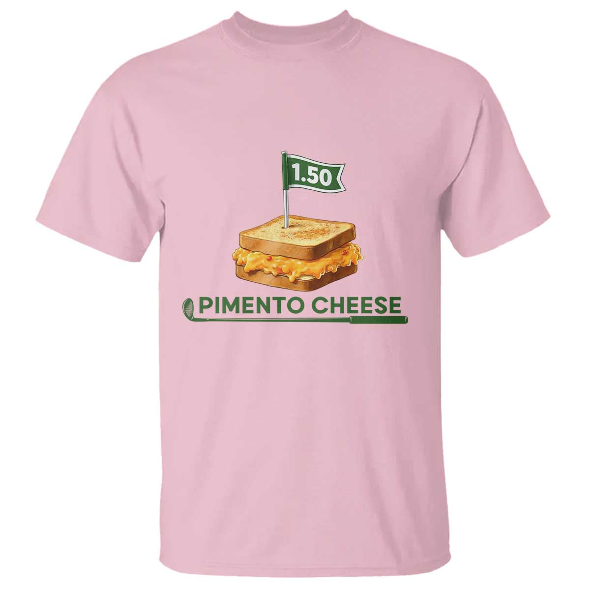 Legendary Pimento Cheese Sandwich Golf Snack T Shirt Funny Georgia Southern Golfing Traditions Fan Humor TS02 Light Pink Print Your Wear