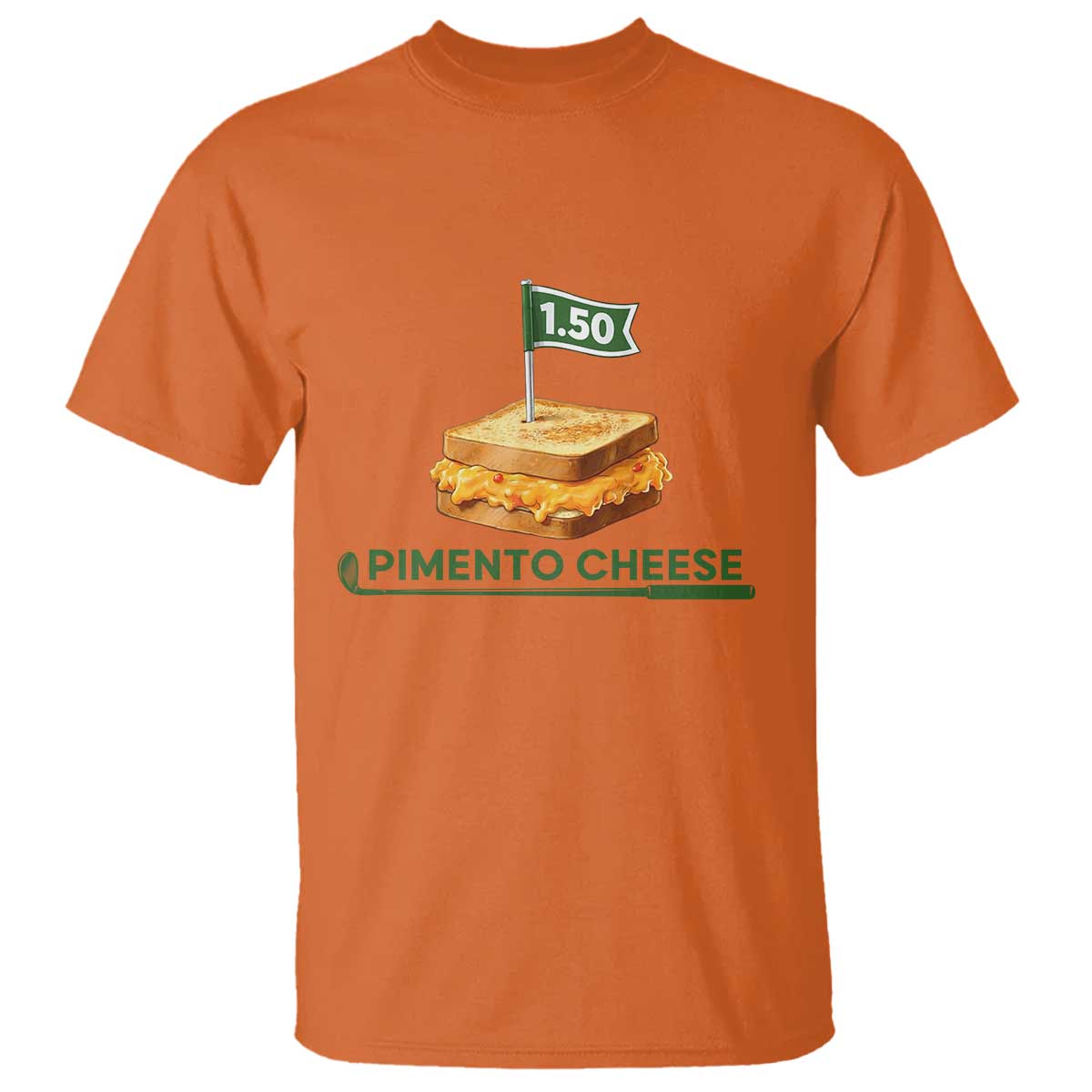Legendary Pimento Cheese Sandwich Golf Snack T Shirt Funny Georgia Southern Golfing Traditions Fan Humor TS02 Orange Print Your Wear
