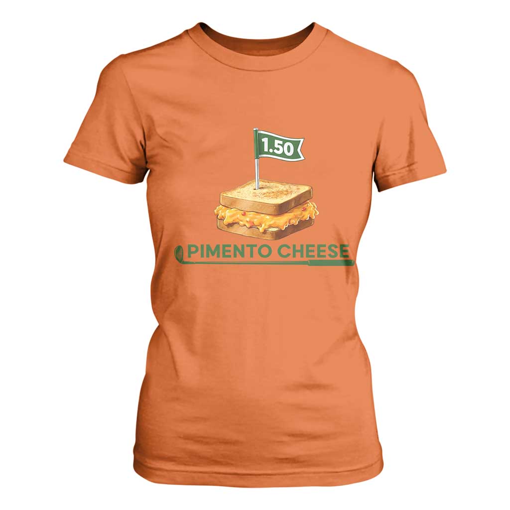 Legendary Pimento Cheese Sandwich Golf Snack T Shirt For Women Funny Georgia Southern Golfing Traditions Fan Humor TS02 Orange Print Your Wear