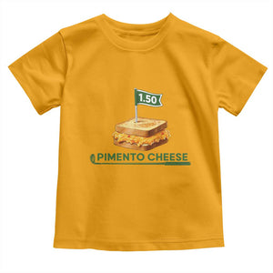 Legendary Pimento Cheese Sandwich Golf Snack Toddler T Shirt Funny Georgia Southern Golfing Traditions Fan Humor TS02 Gold Print Your Wear