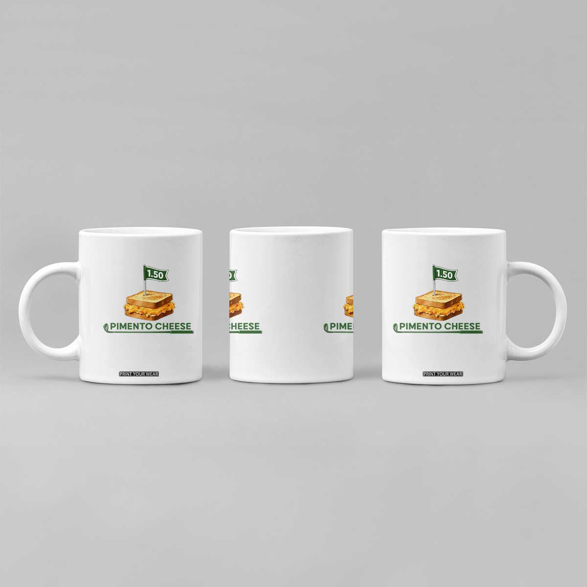 Legendary Pimento Cheese Sandwich Golf Snack Coffee Mug Funny Georgia Southern Golfing Traditions Fan Humor TS02 Print Your Wear