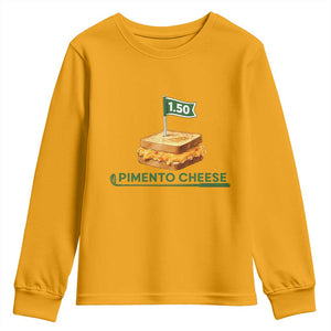 Legendary Pimento Cheese Sandwich Golf Snack Youth Sweatshirt Funny Georgia Southern Golfing Traditions Fan Humor TS02 Gold Print Your Wear