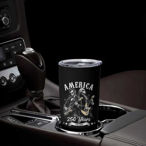 America 250 Years Abraham Lincoln and George Washington Rock Concert Tumbler Cup Presidents Jamming Electric Guitars 1776 to 2026 Semiquincentennial TS02 Print Your Wear
