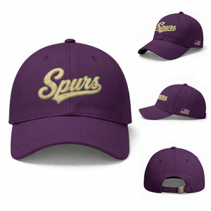 Vintage Spurs Name Script Baseball Cap for Sports Fan