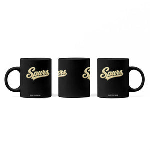 Vintage Spurs Name Script Coffee Mug for Sports Fan TS02 Print Your Wear