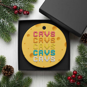 Retro Stacked Block Cavs Name Colorful Toy Brick Ceramic Ornament for Sports Fan TS02 1pc Yellow Cheese Print Your Wear