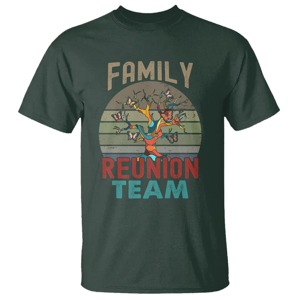 Family Reunion T Shirt Family Reunion Team TS02 Dark Forest Green Printyourwear