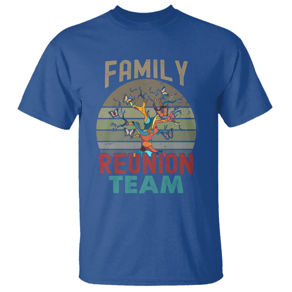 Family Reunion T Shirt Family Reunion Team TS02 Royal Blue Printyourwear