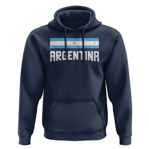 Argentina Hoodie ARG Throwback Retro Vintage Argentine Flag TS02 Navy Print Your Wear