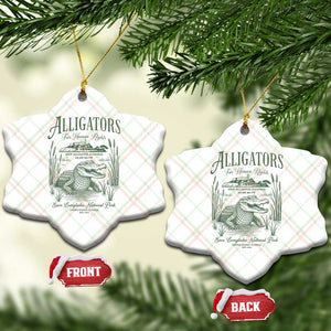 Alligators for Human Rights Ceramic Ornament Save Everglades Alcatraz TS02 Print Your Wear
