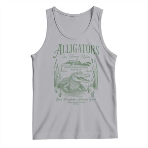Alligators for Human Rights Tank Top Save Everglades Alcatraz TS02 Athletic Heather Print Your Wear