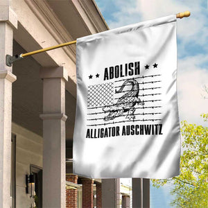 Abolish Alligator Prison Garden Flag Stop Alcatraz Sace Everglades TS02 Print Your Wear