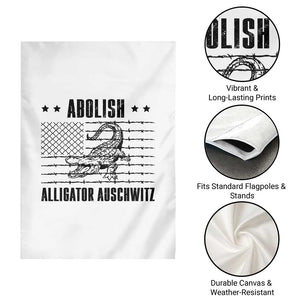 Abolish Alligator Prison Garden Flag Stop Alcatraz Sace Everglades TS02 Print Your Wear