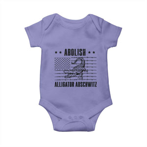 Abolish Alligator Prison Baby Onesie Stop Alcatraz Sace Everglades TS02 Violet Print Your Wear