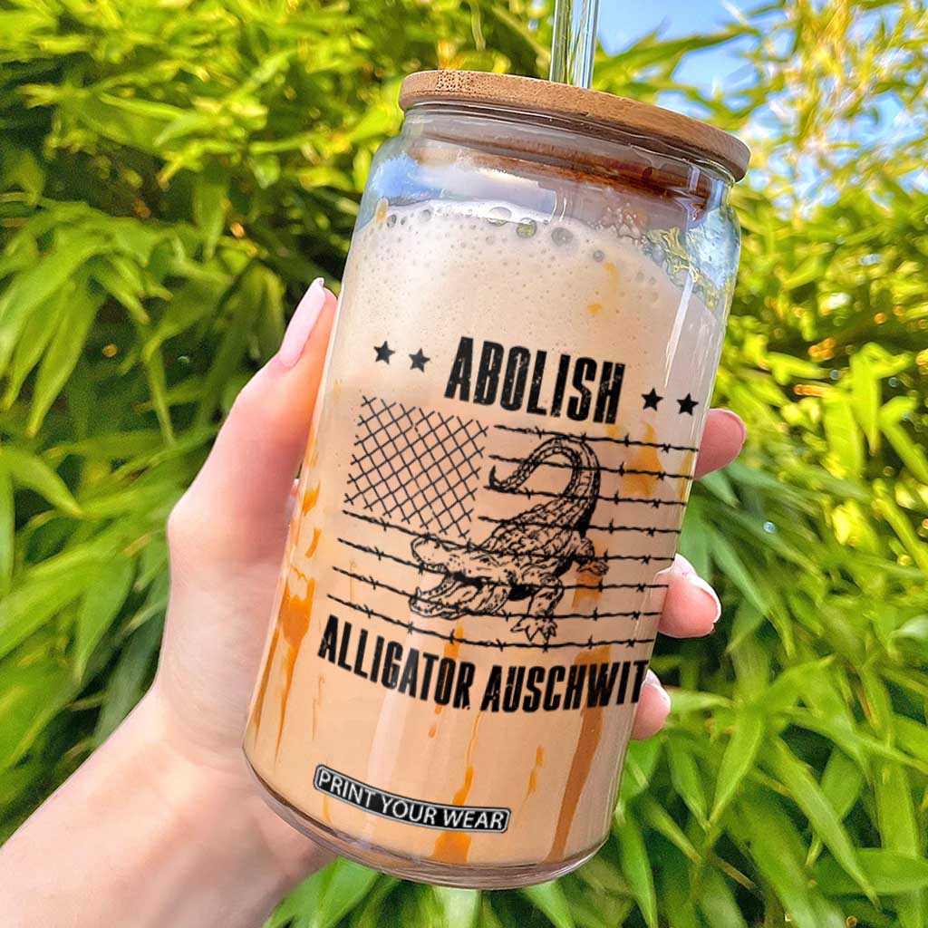 Abolish Alligator Prison Glass Can Stop Alcatraz Sace Everglades TS02 White Print Your Wear