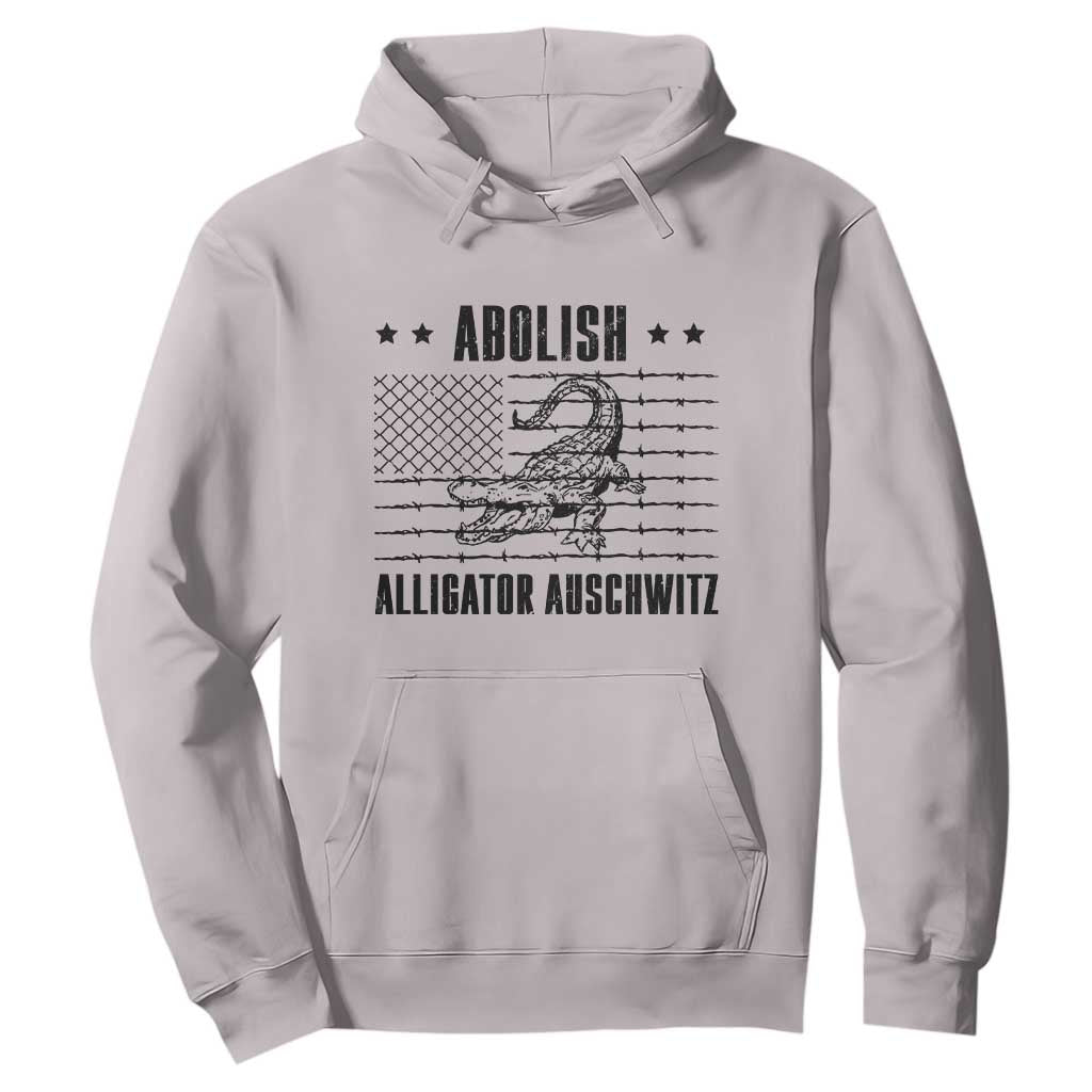 Abolish Alligator Prison Hoodie Stop Alcatraz Sace Everglades TS02 Ice Gray Print Your Wear