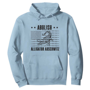 Abolish Alligator Prison Hoodie Stop Alcatraz Sace Everglades TS02 Light Blue Print Your Wear