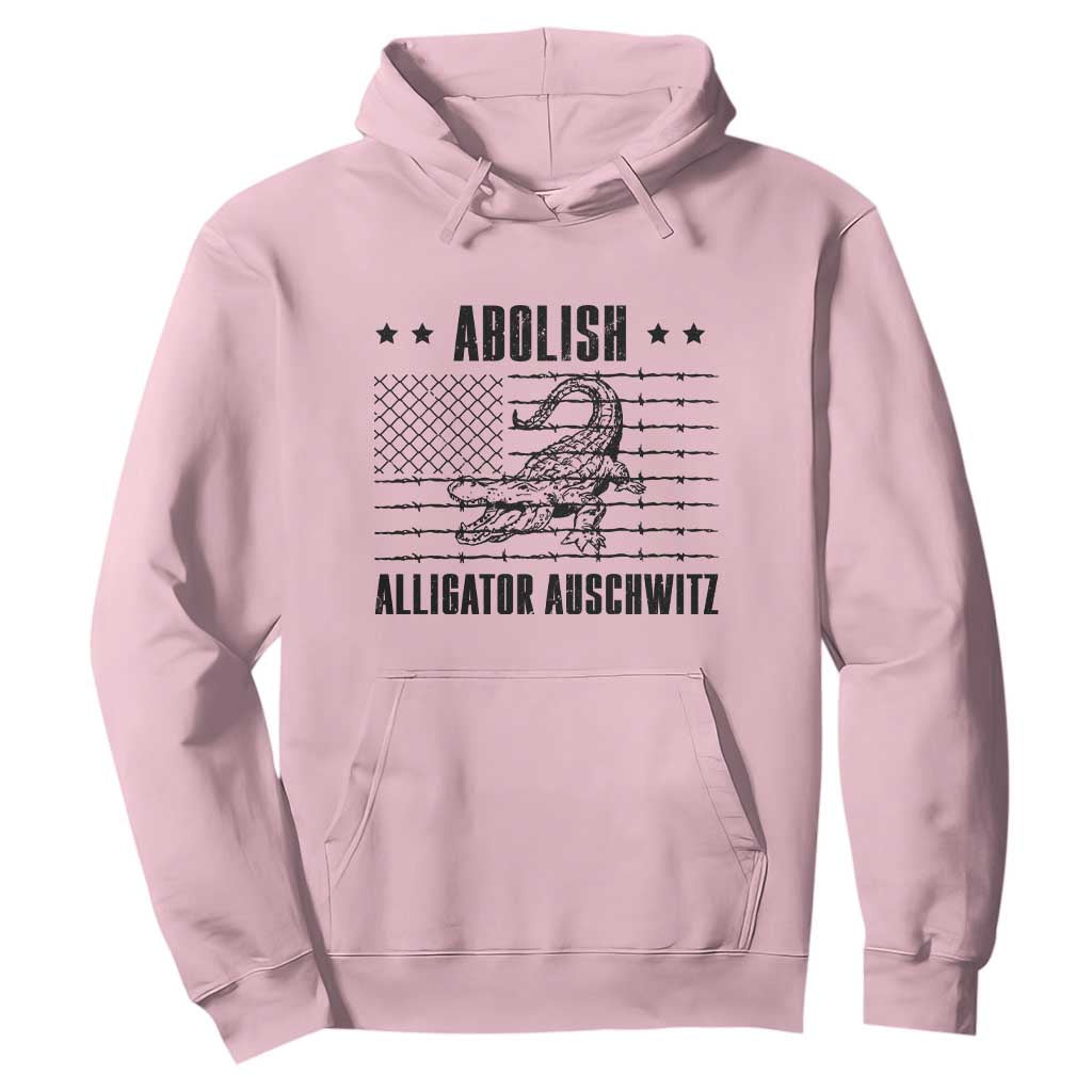 Abolish Alligator Prison Hoodie Stop Alcatraz Sace Everglades TS02 Light Pink Print Your Wear