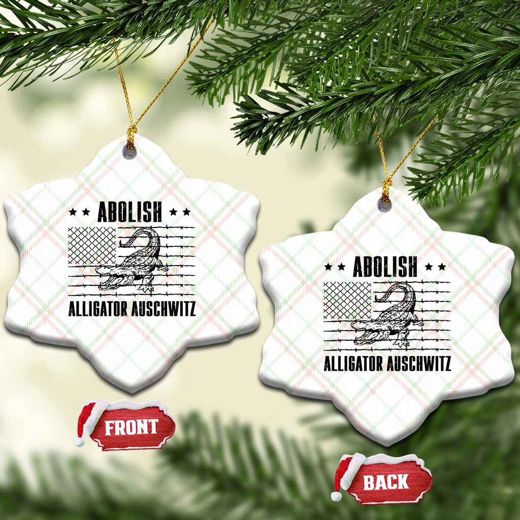 Abolish Alligator Prison Ceramic Ornament Stop Alcatraz Sace Everglades TS02 Print Your Wear
